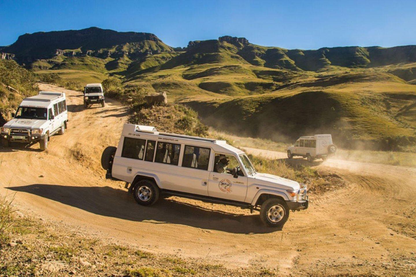 Underberg and Southern Drakensberg landscape in KwaZulu-Natal South Africa
